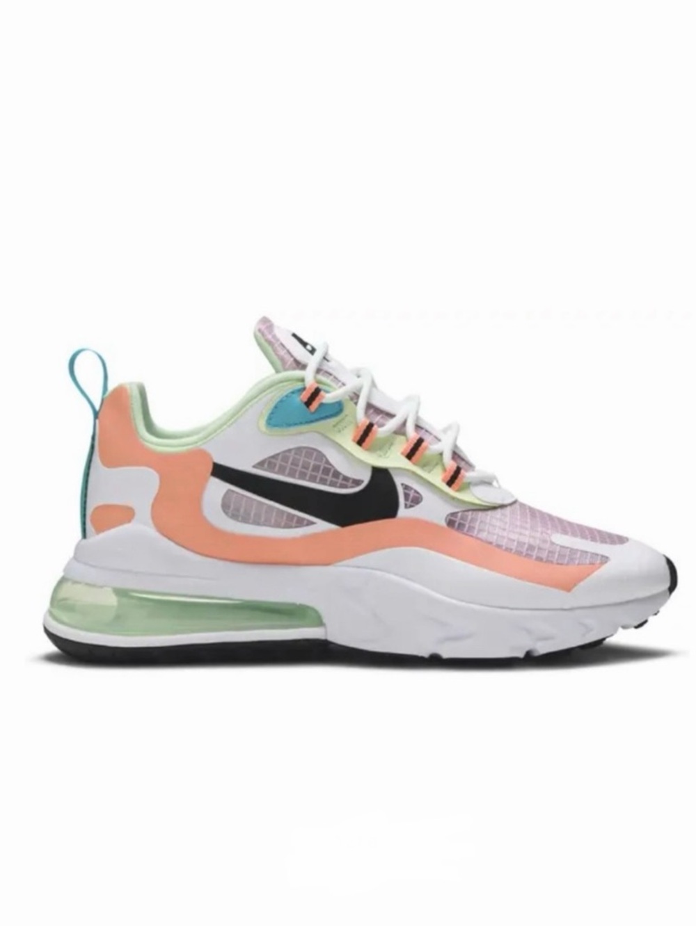 Nike 270 React Air Shoes Purple Mint  Women’s Size 10